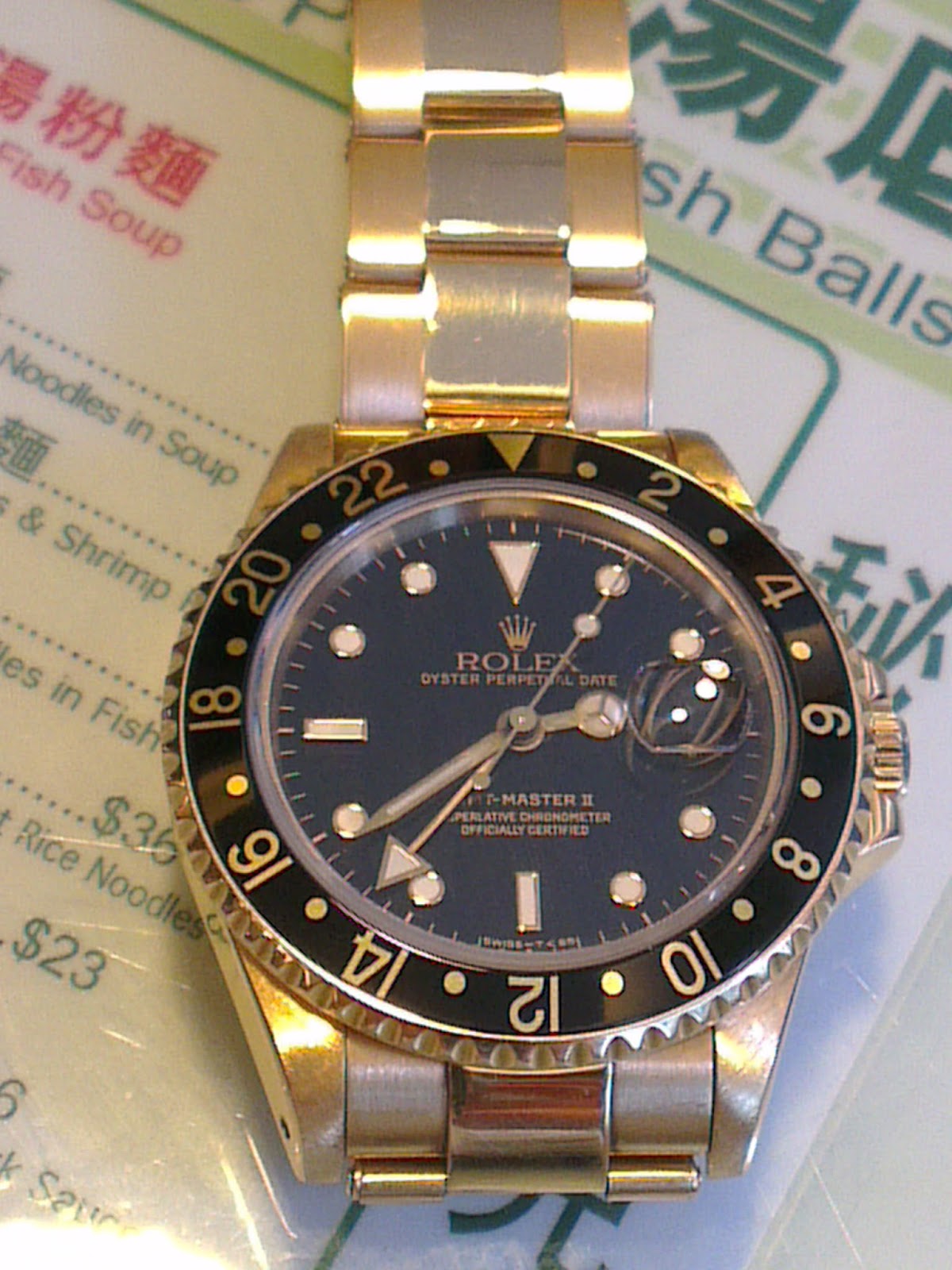 Hong Kong Watch Fever 香港發燒友 Rolex GMT Master Solid 18KT Gold with