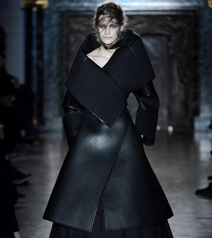 Fashion & Lifestyle: Gareth Pugh Leather Coats... Fall 2013 Womenswear