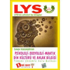 Dahi Adam LYS Sınav Kazandıran Psikoloji Sosyoloji Mantık Din Kültürü Tamamı Çözümlü Soru Bankası (2015) Dahi Adam LYS Sınav Kazandıran Psikoloji Sosyoloji Mantık Din Kültürü Tamamı Çözümlü Soru Bankası (2015)