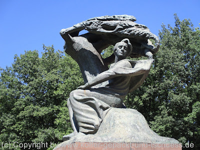 Warschau Lazienki Park - Chopin Denkmal