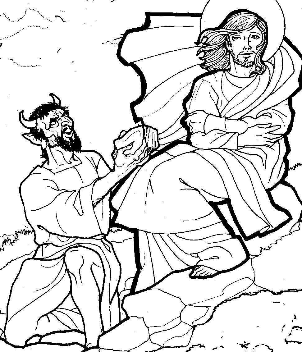 A TENTAÇÃO DE CRISTO NO DESERTO