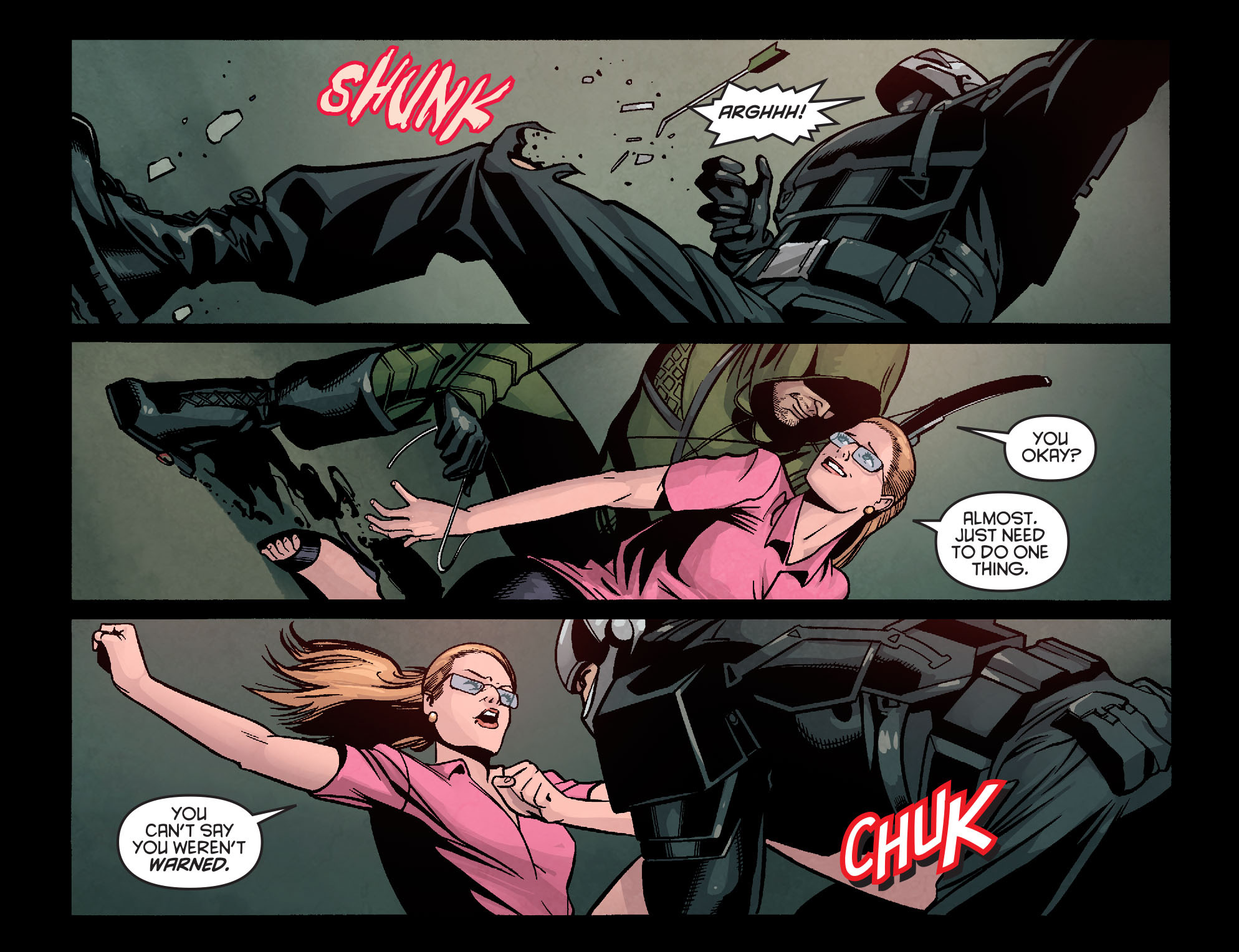 Read online Arrow: Season 2.5 [I] comic -  Issue #15 - 16