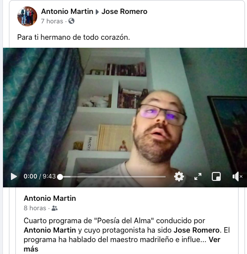 ANTONIO MARTÍN: POESÍA DEL ALMA