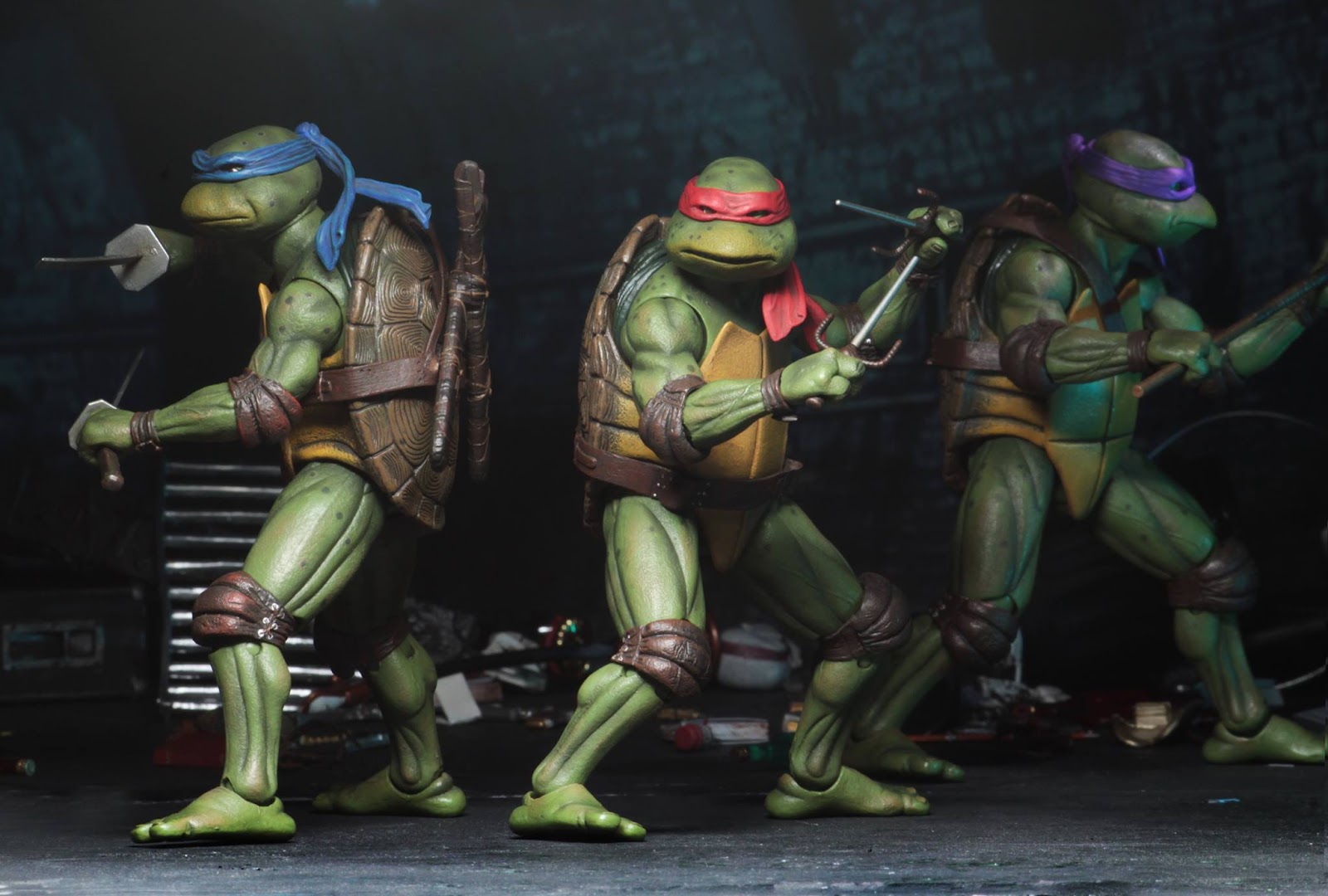 neca tmnt 1990 figures