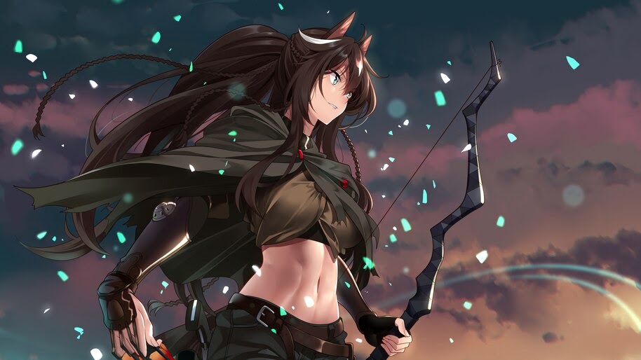 Anime, Girl, Meteor, Arknights, 4K, #6.1901