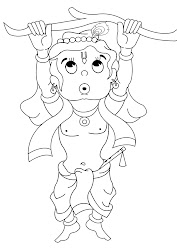 krishna drawing line chintan bhagavat bhikaji das