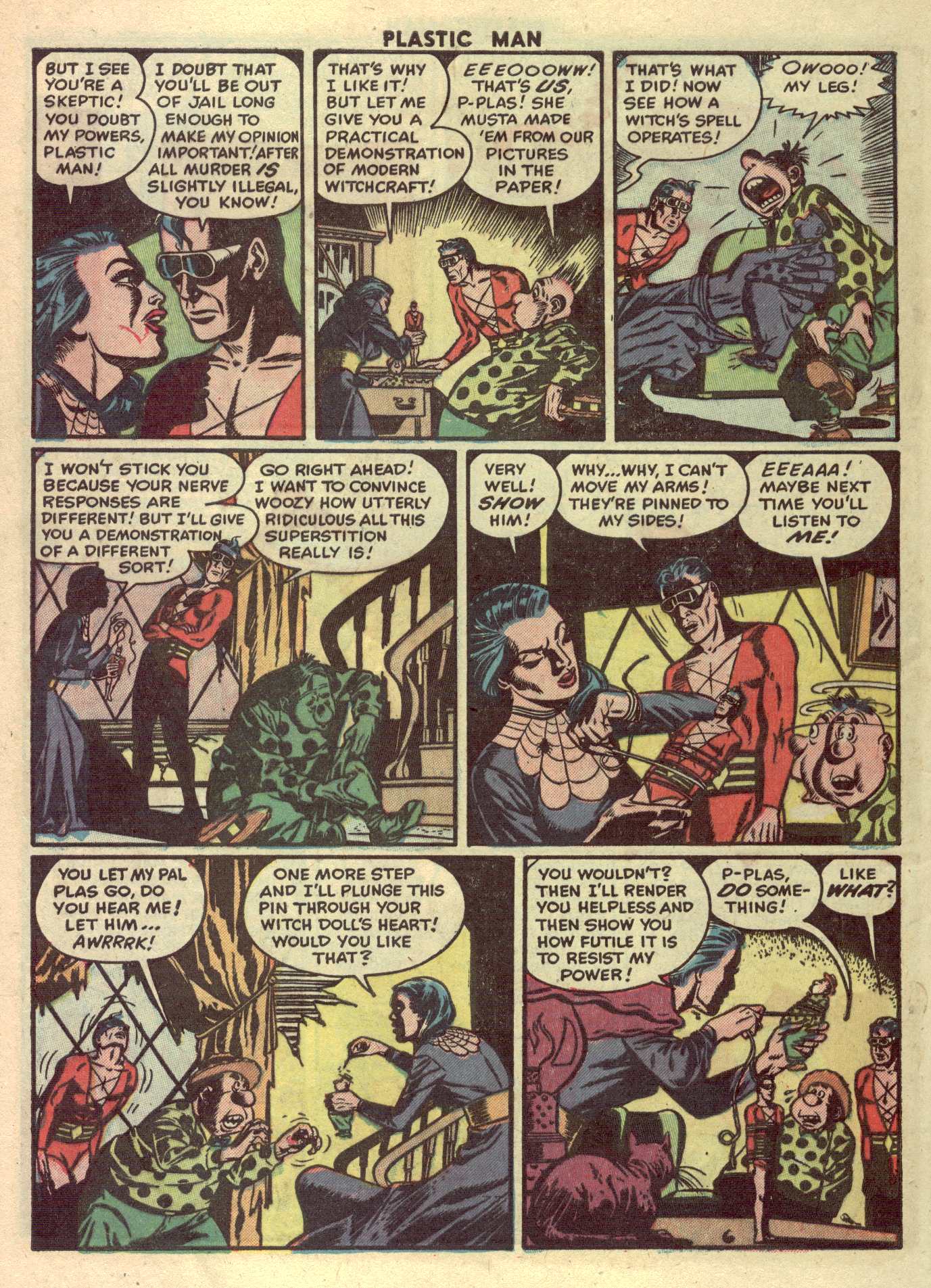 Read online Plastic Man (1943) comic -  Issue #42 - 8