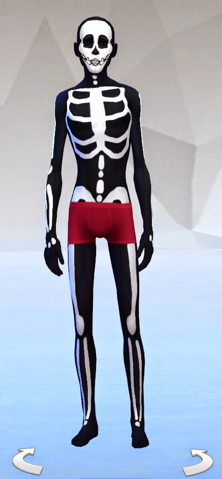 sims 4 skeleton skin