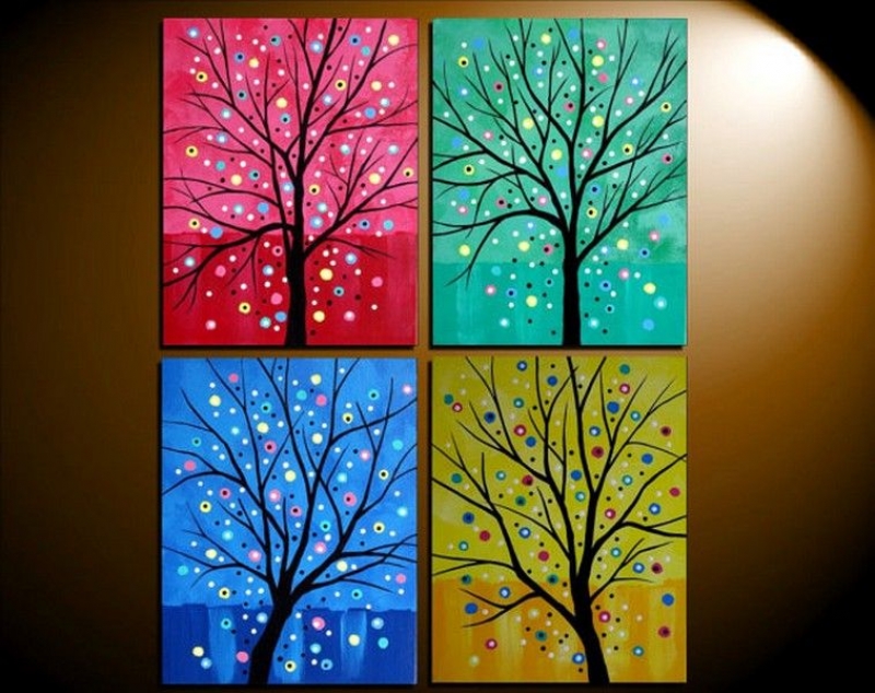 35 bộ tranh phong cảnh 4 mùa - Tranh đẹp | tranh sơn dầu vẽ tay | Tranh  chất lượng