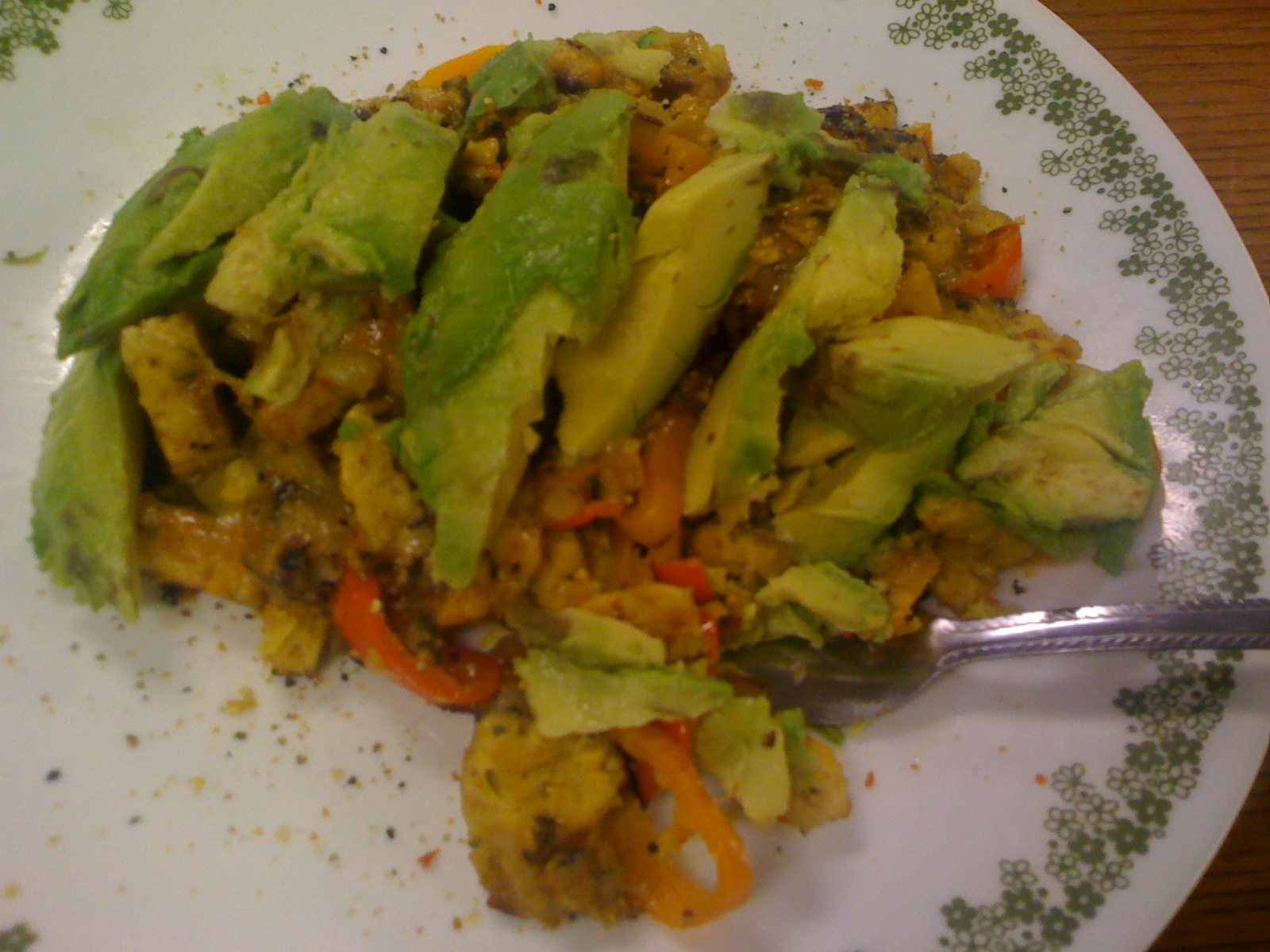 AfroVeganChick Vegan Zucchini & Tempeh Breakfast Scramble