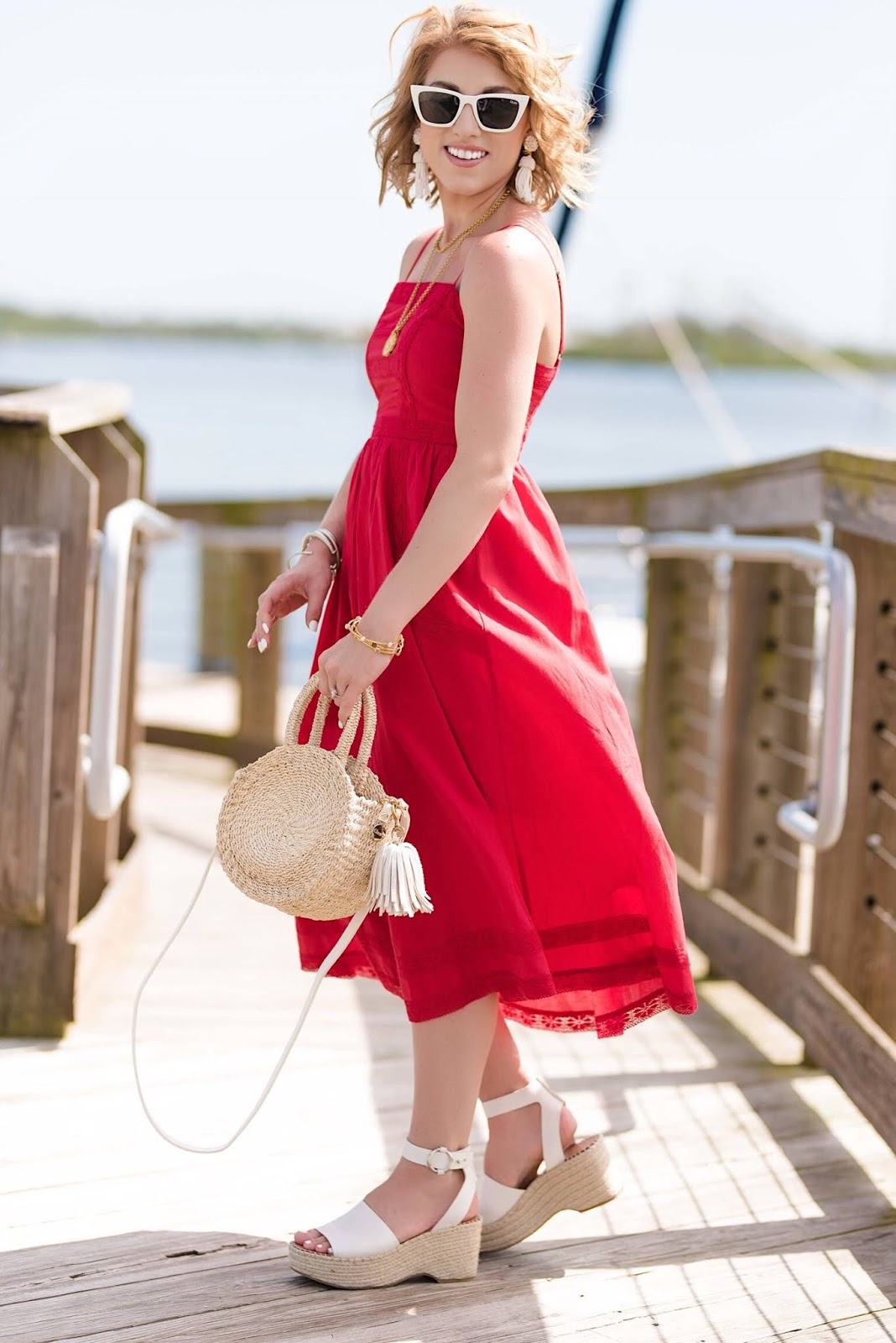 Something Delightful The Prettiest Under 50 Midi Dress