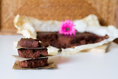 brownies al cioccolato senza glutine e a basso indice glicemico