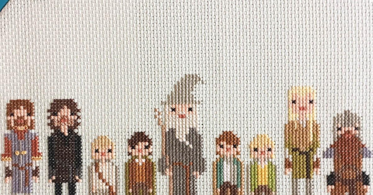 lord of the rings cross stitch