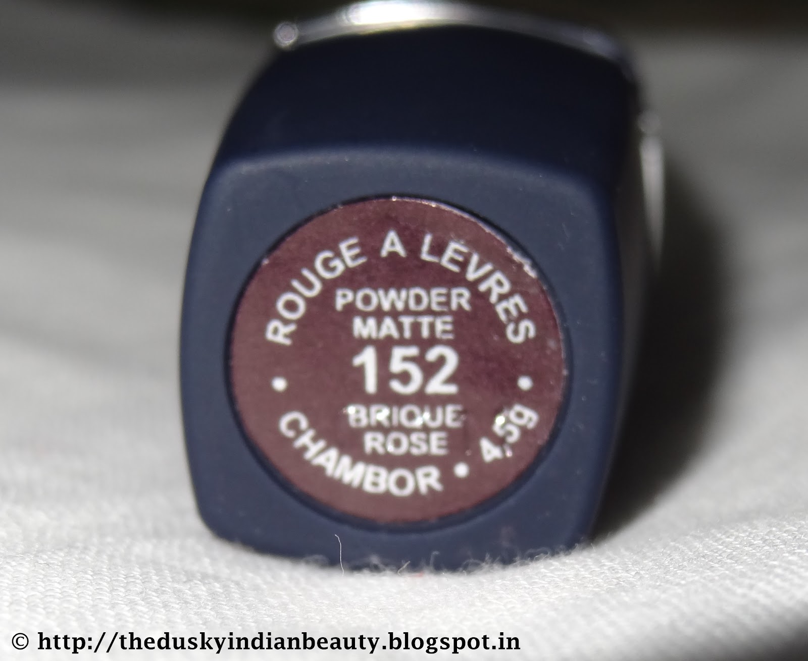 Chambor Powder Matte Lipstick Brique Rose Review The