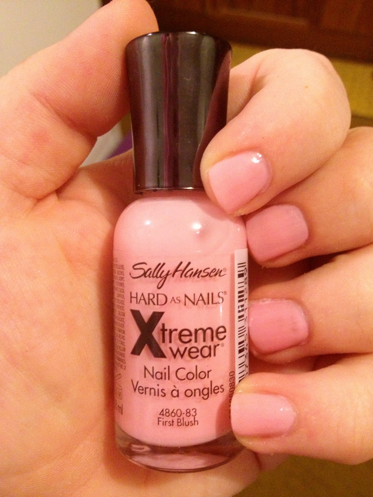 Miss Lea: Sally Hansen Hard as Nails Xtreme Wear Nail Color - First Blush