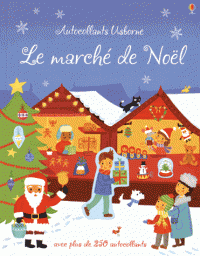 attendant Noël autocollants Usborne 2015 1001 choses trouver marché Coloriages père J'habille oursons pour