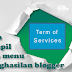 Cara Membuat Term of Service (TOS) di Blog