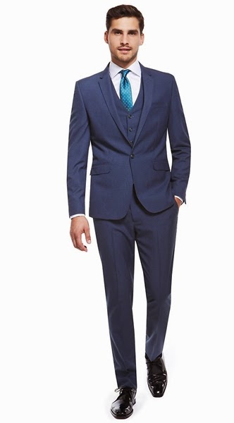 Marks & Spencer Men's 3 Piece Suits | Slim Fit Three Piece Formal Suit ...