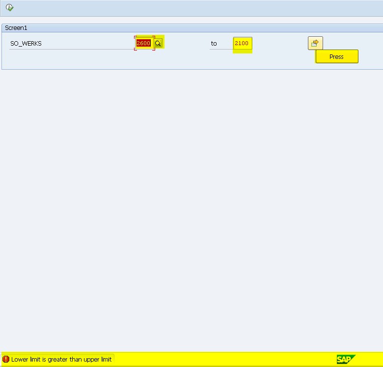 SAP ABAP, SAP UI5, SAP Fiori PUSH BUTTON ON SELECTION SCREEN