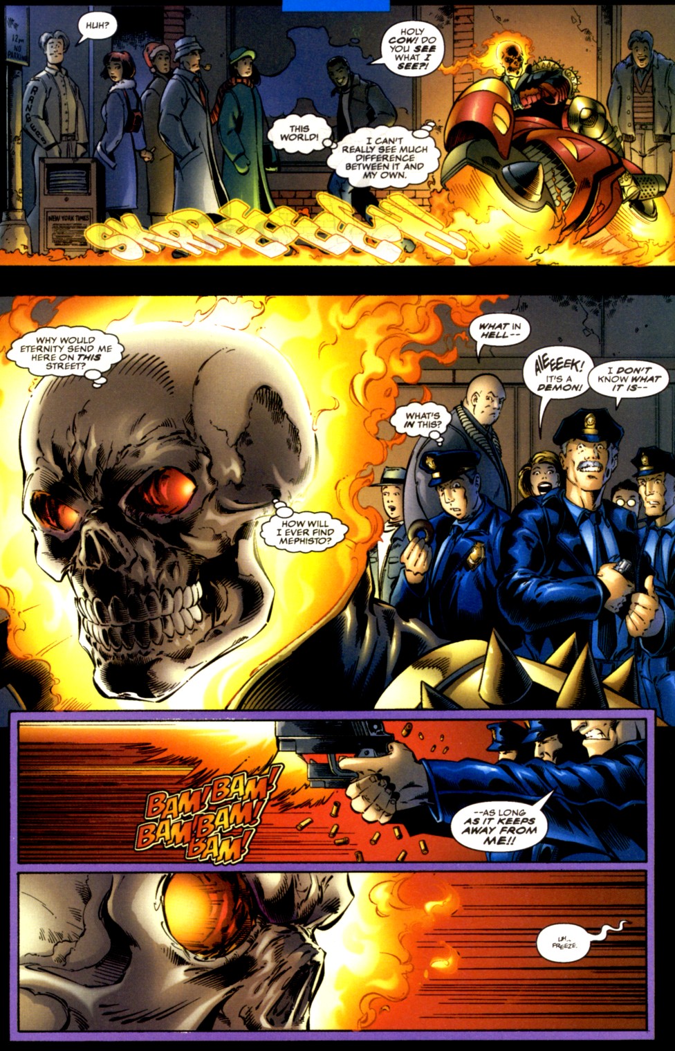 Read online Cyblade/Ghost Rider comic -  Issue # Full - 14