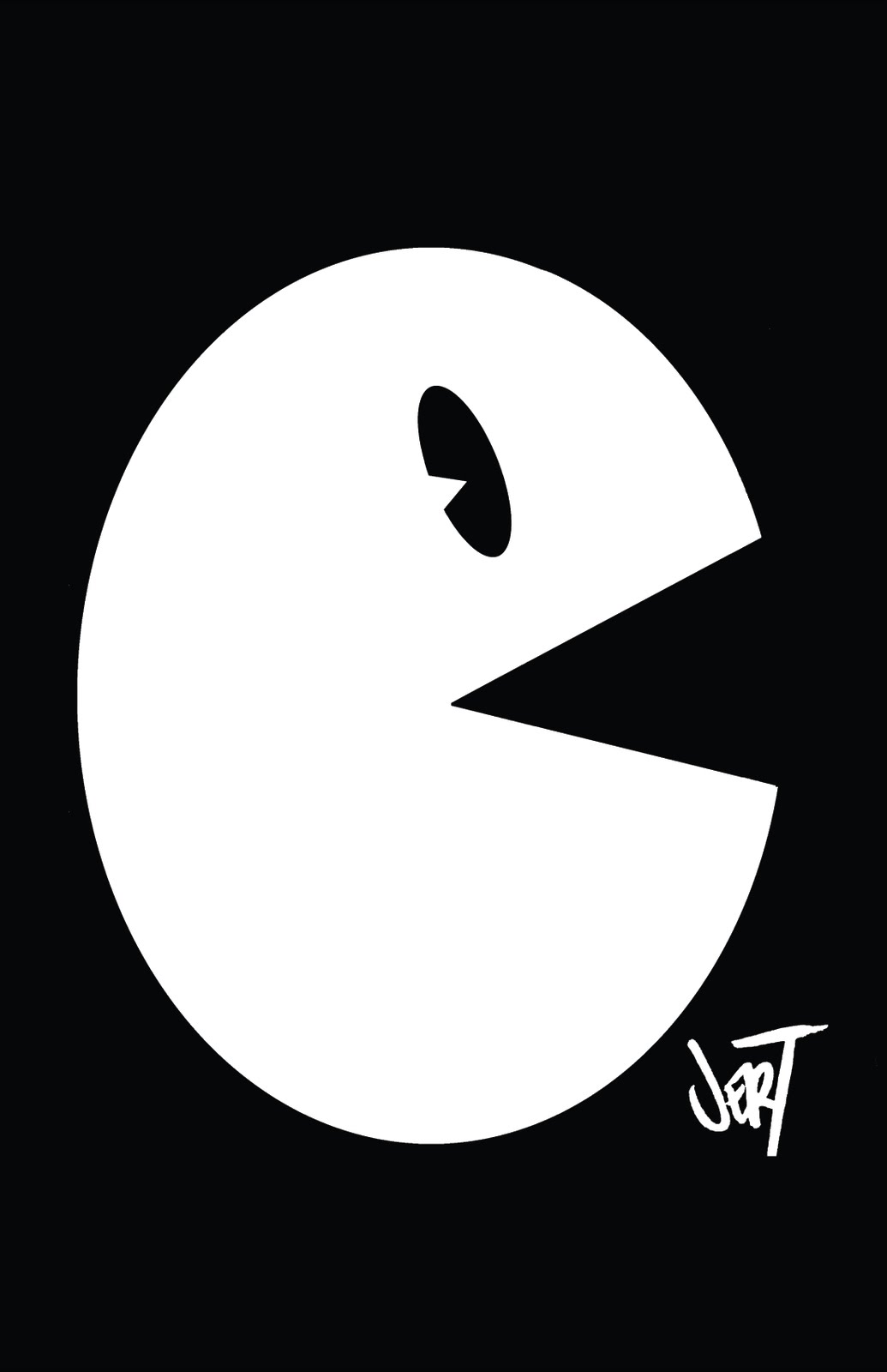 JERT: Wax Pac-Man screen print