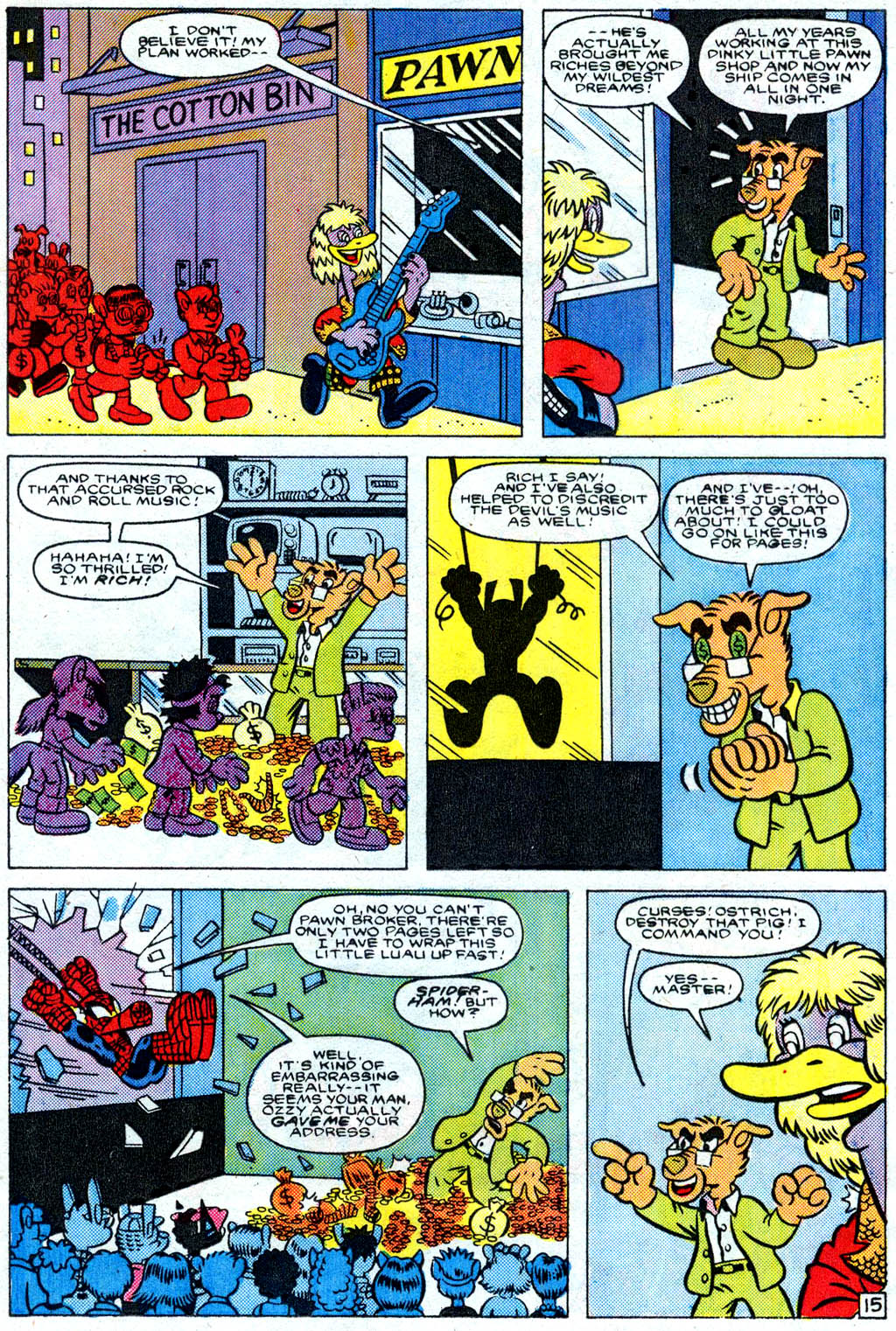 Read online Peter Porker, The Spectacular Spider-Ham comic -  Issue #14 - 16
