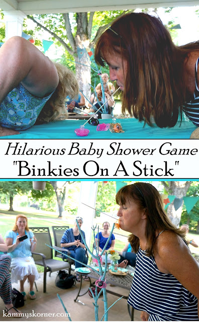 Kammy S Korner Cute Baby Shower Under The Carport Aqua