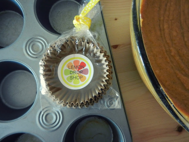 lemon drop cupcake holders