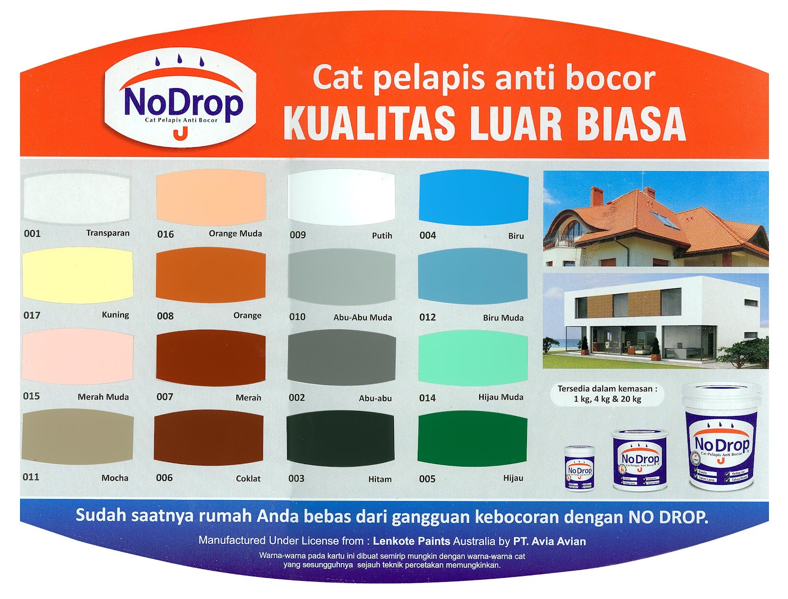 Galeri BANGUNAN CATALOG CAT NO DROP TERBARU 2022