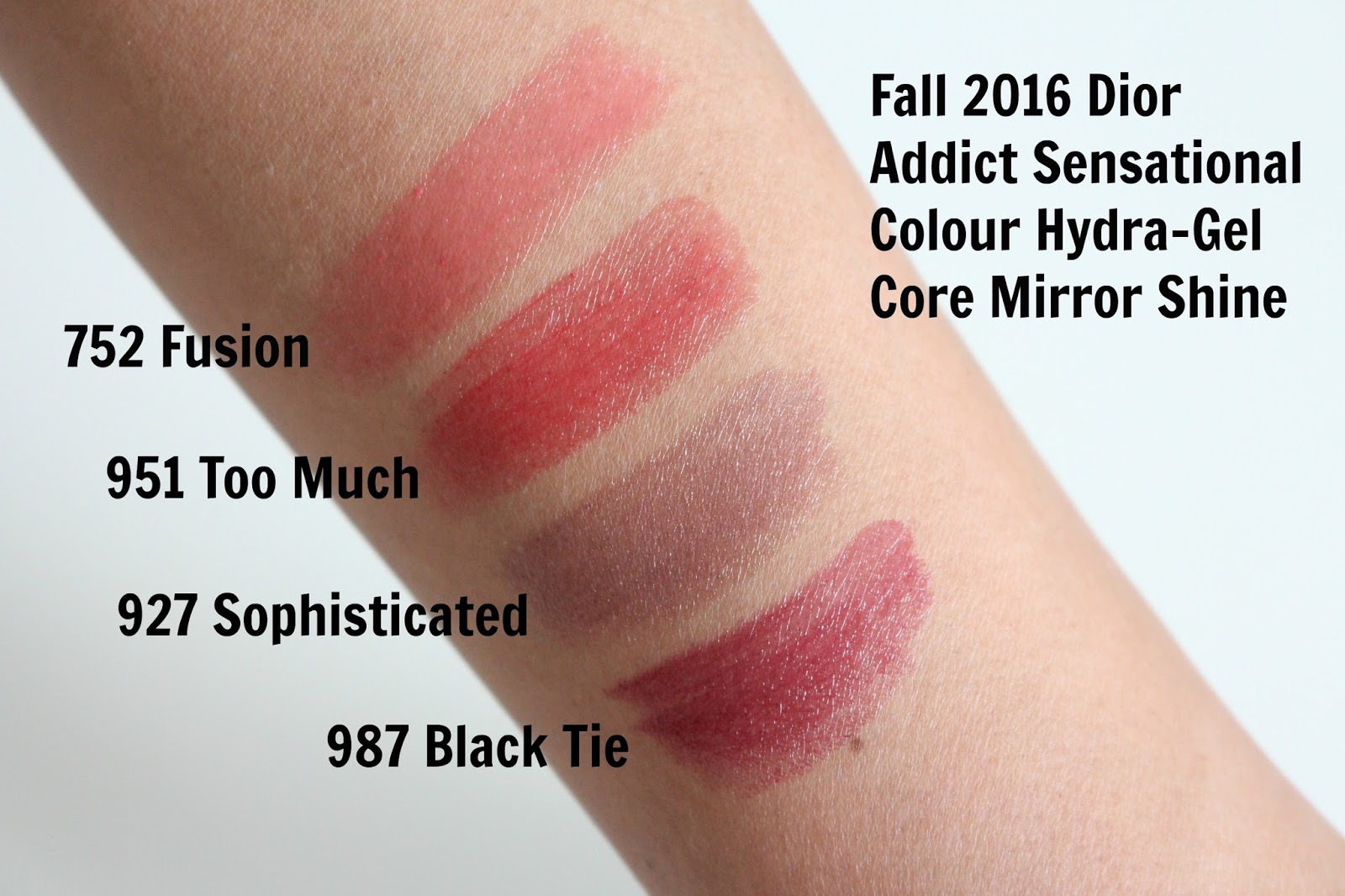 Swatch Dior Addict Lipsticks Dior Addict Black Tie New Arrivals