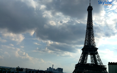 França ao vivo imagens ao vivo da câmera da torre eiffel