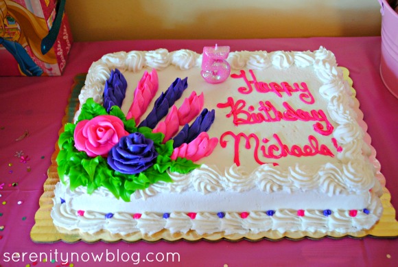 Barbie Party Cake, from Serenity Now blog