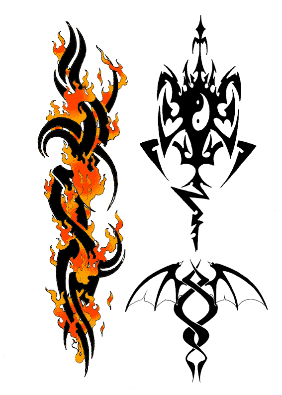 Тату рукав молния эскиз