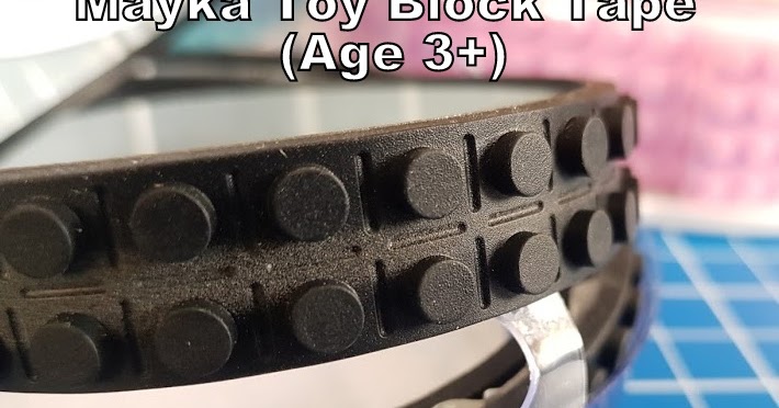 Mayka Toy Block Tape and Build Bonanza Brick LEGO Tape Toy Review