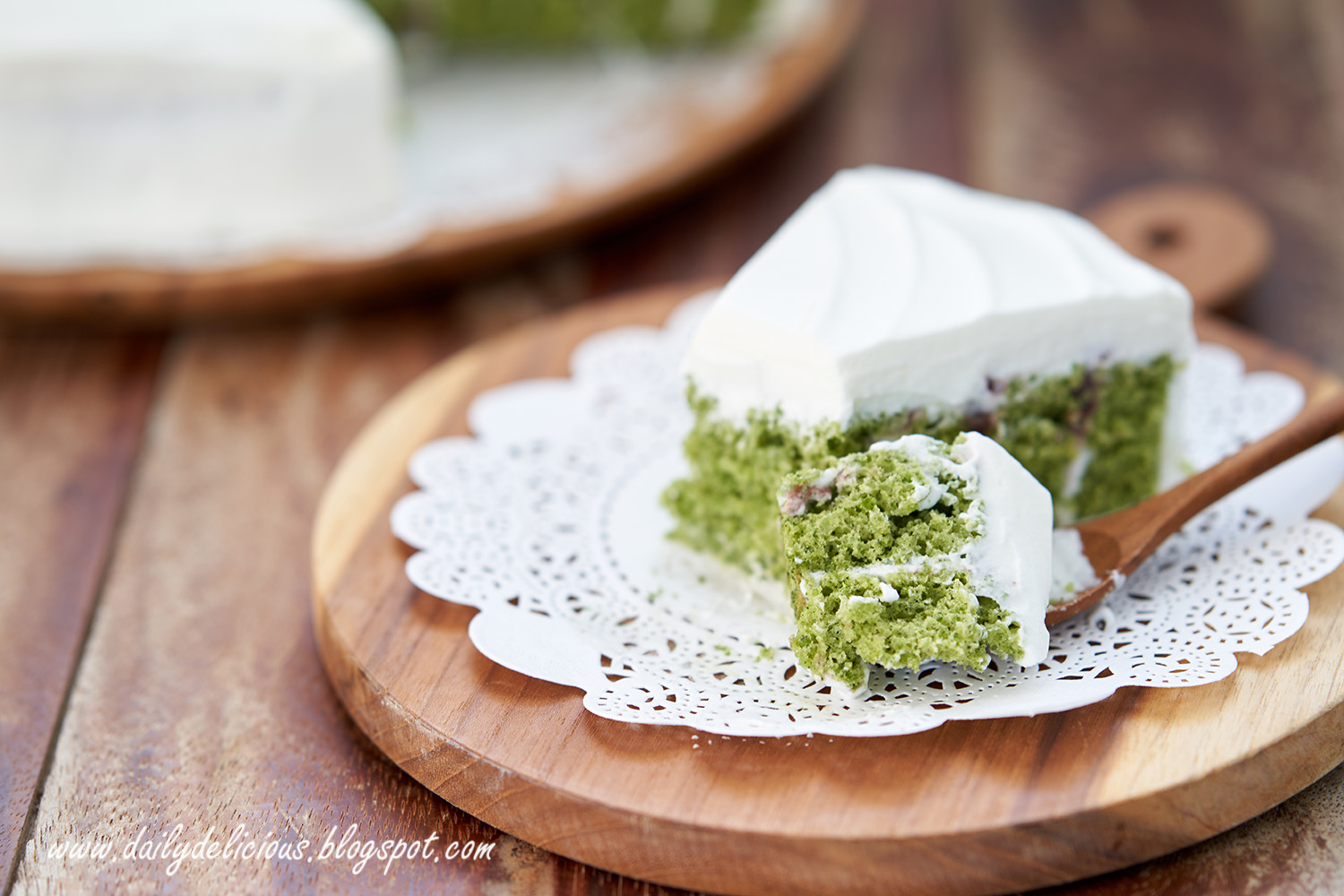 dailydelicious thai เค้กชาเขียว Green Tea Cake
