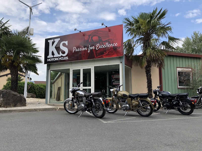 La concession KS Motorcycles a reçu sa première Royal Enfield