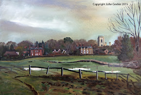 VIDEO - St. Mary's, Beverley, plein air painting.