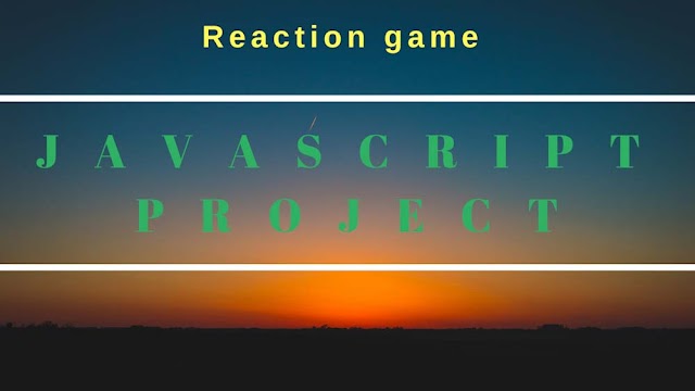 Make a simple Reaction game using html css and javascript | web development project