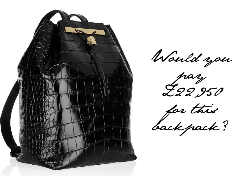 The world's most expensive backpack? Emily Jane Johnston