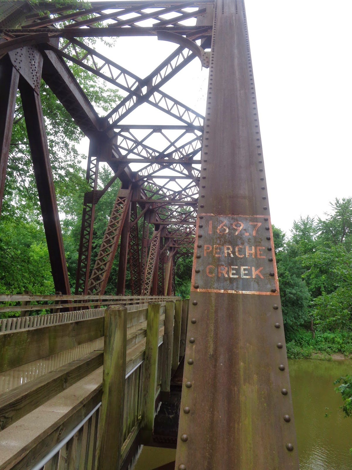 Tour of Missouri Katy Trail State Park Booneville to McBaine