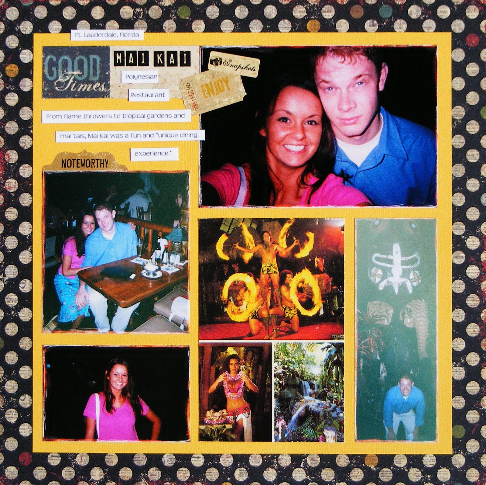 Snap & Scrap The Honeymoon Scrapbook Album Fort Lauderdale