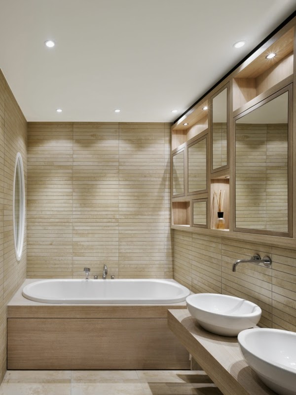 10 Baños pequeños con bañera - Colores en Casa