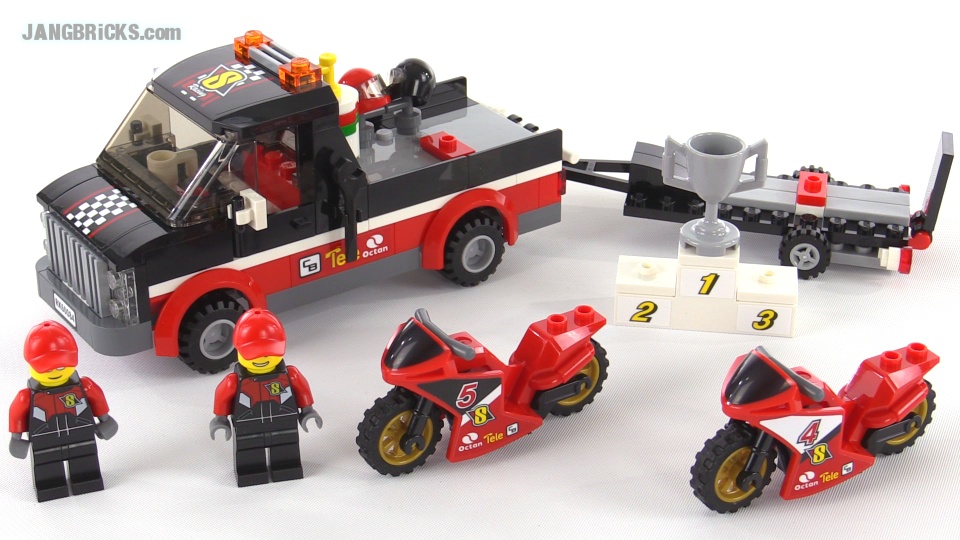 få øje på fødsel ulv JANGBRiCKS LEGO reviews & MOCs: LEGO City Racing Bike Transporter review!  set 60084