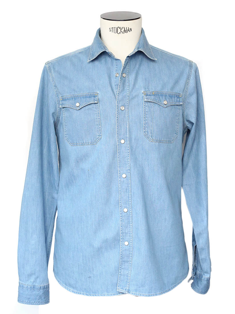 Louise Paris Chemise En Jean Homme Cuisse De Grenouille