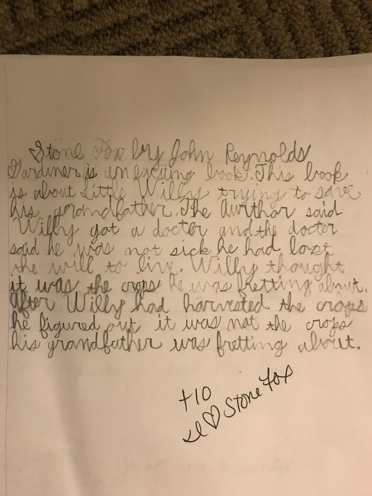 From The Hive: reading response paragraph prompts