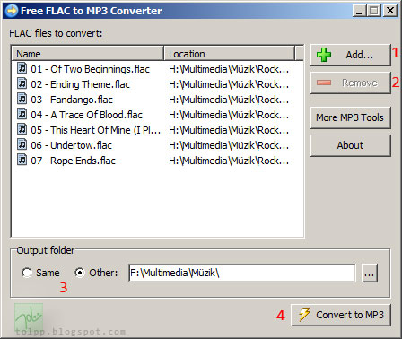 Flac To Mp3 >> Tolpp Flac Dosyalarini Mp3 E Cevirmek Donusturmek Flac To Mp3 Flac To Mp3 >> Tolpp Flac Dosyalarini Mp3 E Cevirmek Donusturmek Flac To Mp3