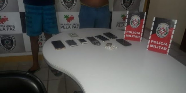 PM e PC prendem suspeitos e apreendem drogas em Catolé do Rocha