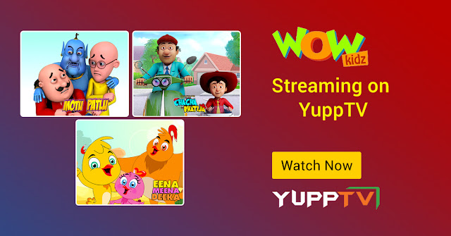 YuppTV Blog: YuppTV Ventures Into the Kids Entertainment Space with Cosmos-  Maya's Wow Kidz