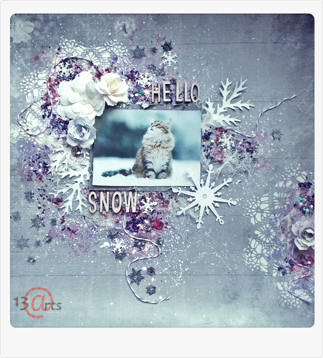 13 arts: Winter Layout by Marta