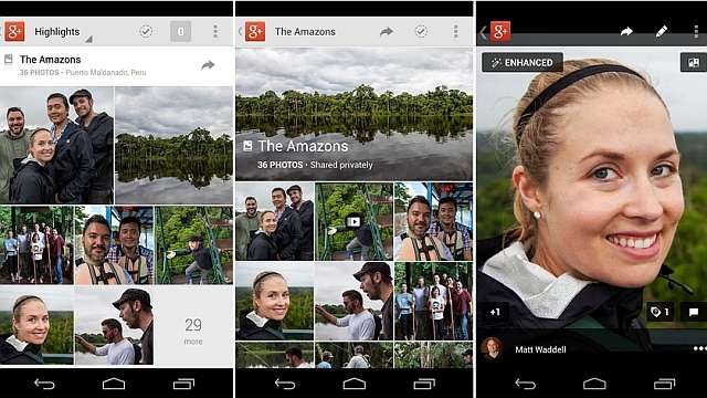 Google+ gets even more plusses for its Android update, update gives improved photos and location sharing